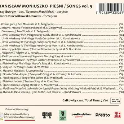 Moniuszko - Pieśni vol 9_h_w